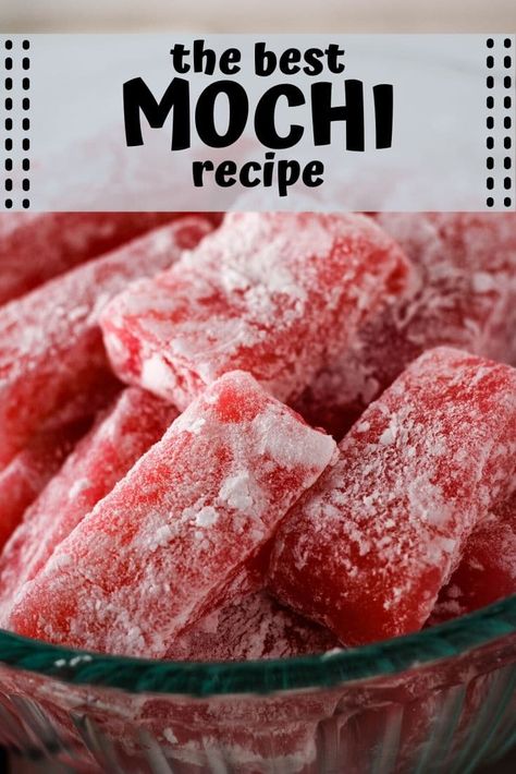 Homemade Mochi, Hawaii Snacks, Mochi Recipes, Best Desert, Mochi Recipe, Hawaii Food, Fun Deserts, Hawaiian Food, Japanese Dessert