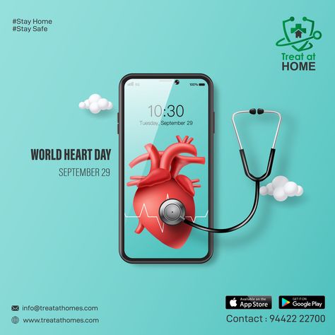 #graphicdesign #design #art #graphicdesigner #illustration #branding #logo #designer #graphic #digitalart #photoshop #artwork #illustrator #creative #artist #logodesigner #graphics #typography #marketing #photography #drawing #logodesign #dise #webdesign #designinspiration #brand #adobe #logodesigns #d #digitalmarketing World Heart Day Creative Ads, Healthcare Ads, Healthcare Advertising, Instagram Post Design, World Heart Day, Medical Marketing, Facebook Post Design, Medical Posters, Banner Design Inspiration