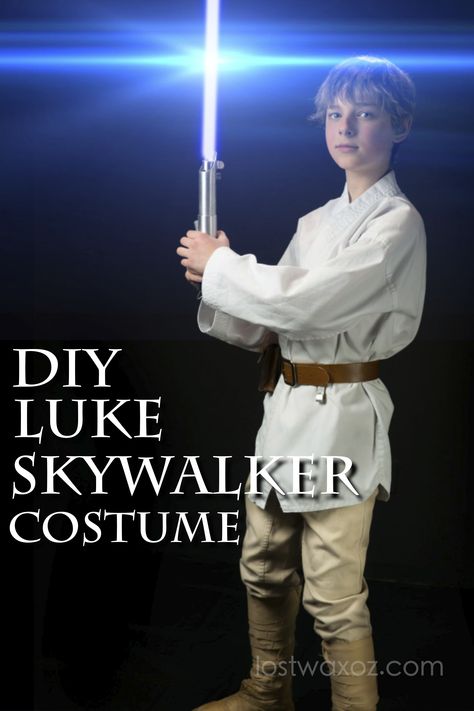 Luke Skywalker Kid, Luke Skywalker Costume Kids, Kids Star Wars Costumes, Luke Skywalker Cosplay, Luke Skywalker Costume, Star Wars Costumes Diy, Foam Costume, Cosplay Kids, Great Costume Ideas