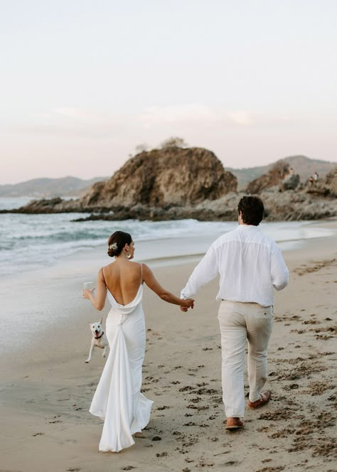 Destination Wedding Ideas Beach, Destination Wedding Photoshoot, Mexico Beach Wedding Dress, Cancun Elopement, Wedding Photo Inspiration Beach, Beach Wedding Wedding Party, Cabo Wedding Photos, Cabo Wedding Photography, Micro Wedding Beach