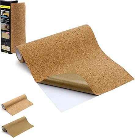 Enjoy Myself Self Adhesive Backed Cork Roll, Natural Cork Drawer Shelf Liner for Crafters, Corkboard Paper Sheets for Furnitures and DIY Projects (Coarse Pattern, 12x118 inch) Kitchen Drawer Liners, Cork Roll, Diy Cork Board, Cork Sheet, Drawer Shelf, Drawer And Shelf Liners, Shelf Liners, Shelf Liner, Organize Drawers