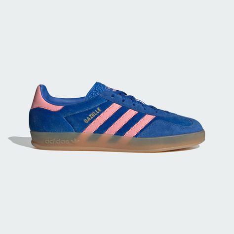 adidas Shop the Gazelle Indoor Shoes - Blue at adidas.com/us! See all the styles and colors of Gazelle Indoor Shoes - Blue at the official adidas online shop. Trainers Collection, Adidas Retro Sneakers, Adidas Jogging Pants, Online Sneaker Store, Adidas Gazelle Indoor, Retro Trainers, Adidas Retro, Sneaker Shop, Indoor Shoes