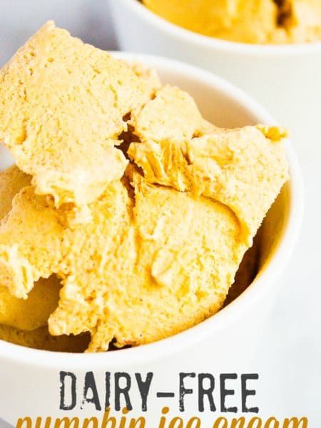 Dairy-Free Pumpkin Ice Cream - This delicious frozen pumpkin treat is so easy to make! Dairy Free Pumpkin Ice Cream, Ice Cream Dairy Free, Pumpkin Ice Cream Recipe, Ice Cream Pie Recipe, Paleo Ice Cream, Pumpkin Pie Ice Cream, Dairy Free Pumpkin, Pumpkin Ice Cream, Dairy Free Ice Cream