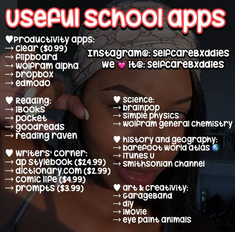 Schul Survival Kits, Studie Hacks, Hairstyle App, Middle School Survival, School Routine For Teens, Middle School Hacks, Finanse Osobiste, School Survival Kits, School Preparation