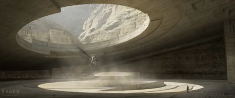 The Concept Art Behind Denis Villeneuve's Dune Adaptation Dune Concept Art, Dune Film, Huge Design, Dune Art, Denis Villeneuve, Spatial Design, Timber Cladding, Noble House, Brutalism