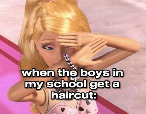 Barbie Memes Funny Hilarious, Barbie Memes Funny, Barbie Haircut, Barbie Memes, Funny Mean Quotes, Barbie Funny, Funny Day Quotes, Funny Pix, Crazy Funny Pictures