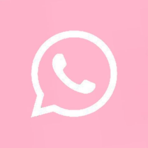 Whats App Icon Aesthetic Pink, Pink App Icon Whatsapp, Pink Icon Whatsapp, Pretty Pink Icons, Whatsapp Logo Aesthetic, Whatsapp Pink Icon, Pink Whatsapp Icon, Whatsapp Icon Aesthetic, Pink Iphone Icons