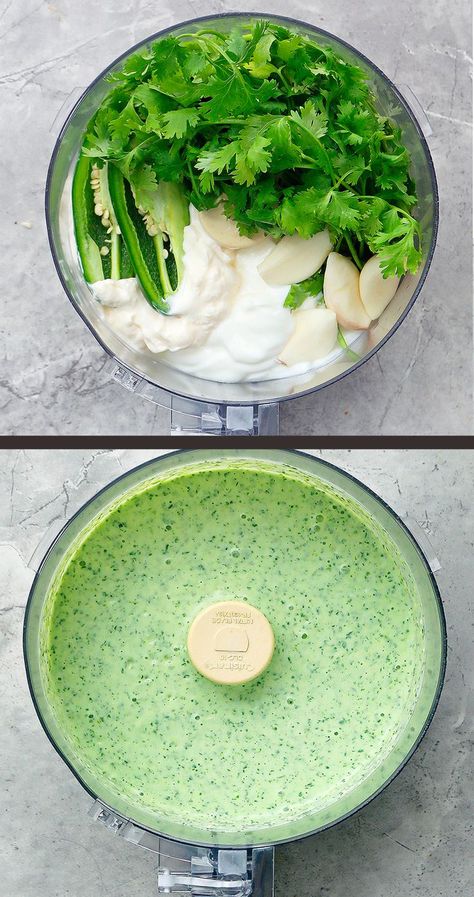 Cilantro Lime Yogurt Sauce, Jalapeño Lime Sauce, Butter Lettuce Tacos, Sauces For Mexican Food, Homemade Sauce For Tacos, Cilantro Lime Taco Sauce, Cilantro Dip Recipe, Cilantro Lime Glaze, Mexican Cilantro Sauce