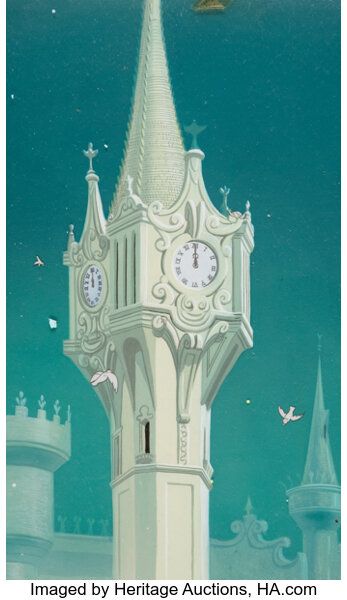 Cinderella Clock Tower, Clock Tower Aesthetic, Disney Cinderella Aesthetic, Cinderella Birds, Dreamland Aesthetic, Cinderella Background, Cinderella Clock, Cinderella Design, Cinderella Prom