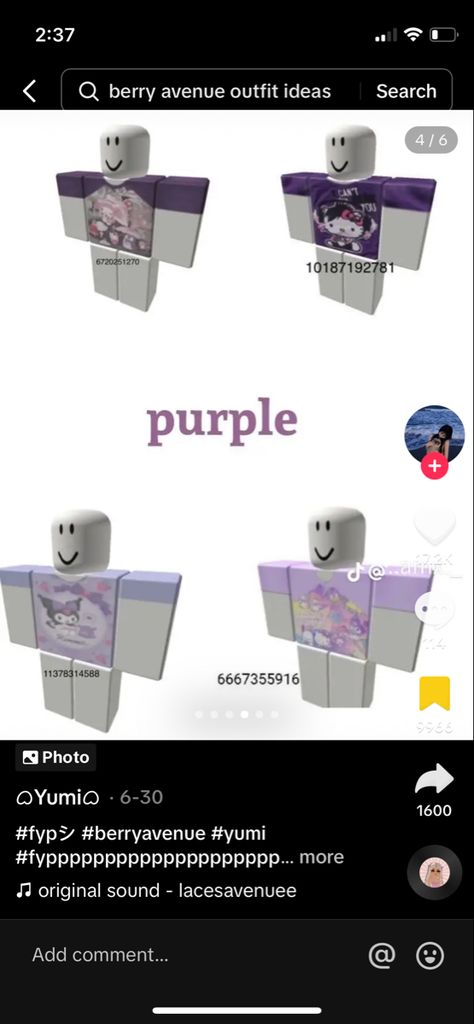 Purple Arm Warmers Roblox Code, Roblox Purple Clothes Codes, Roblox Codes For Clothes Purple, Berry Ave Purple Codes, Roblox Id Codes For Clothes Purple, Purple Outfit Codes Berry Ave, Arm Warmer Codes For Berry Ave, Berry Avenue Codes Purple, Roblox Purple Outfit Codes