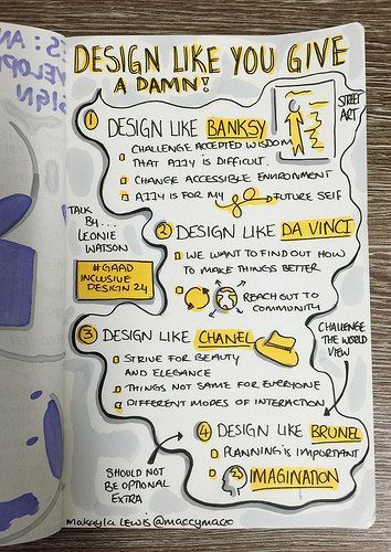 Global Accessibility Awareness Day 2015 - Inclusive Design… | Flickr - Photo Sharing! Sketch Notes Doodles, Visual Facilitation, Visual Note Taking, Graphic Recording, Design Thinking Process, Social Innovation, Sketch Note, Note Doodles, Systems Thinking