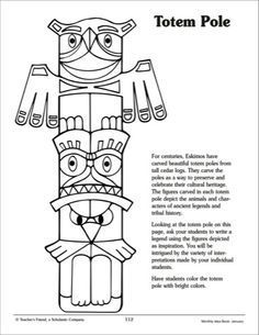 Image result for Totem Pole Symbols and Meanings | art lessons | Pinterest | Totems, Symbols and Social studies Totem Pole Craft, Native American Art Projects, Totem Pole Art, Developmental Activities, Inspirational Crafts, Multicultural Art, Native American Totem, Fest Temaer, Pole Art