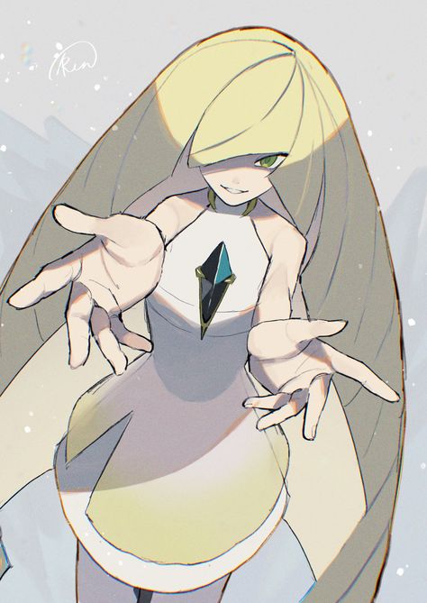 Lusamine Pokemon, Solgaleo Pokemon, Pokemon Gif, Pokemon Manga, Pokemon Fan Art, Very Long Hair, Fictional Crushes, Pokemon Trainer, Pokemon Fan