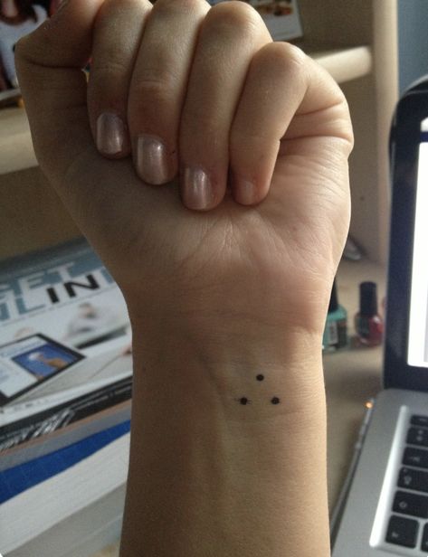 Three Dots In a Triangle Spiritual Meaning: 14 Messages Three Dots Tattoo Meaning, Three Dots Tattoo, Dot Tattoo Meaning, 3 Dot Tattoo, Dotted Tattoo, Dots Tattoo, Triangle Tattoo Meaning, Gang Tattoos, Cool Wrist Tattoos