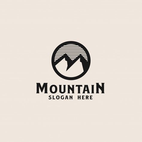 Logo Cheval, Logo Montagne, Cabin Logo, Valley Logo, Logo Voyage, Logo Rond, Hill Logo, Simple Illustration, Men Jewelry