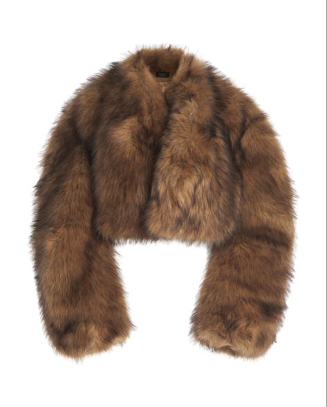 Cropped Fur Jacket, Choose Your Fighter, Fur Goods, Faux Fur Cropped Jacket, 2024 Fashion Trends, Cropped Coat, 2000s Fashion Outfits, Vintage Hoodies, 2024 Fashion