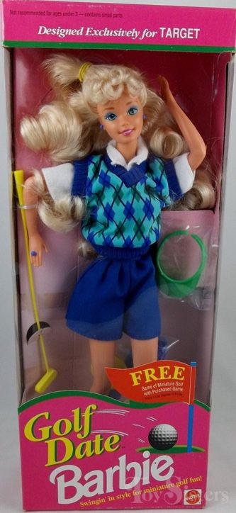 Target Golf, Golf Date, Miniature Golf, Barbie Costume, Vintage Golf, Barbie And Ken, Barbie Dolls, Lunch Box, Golf