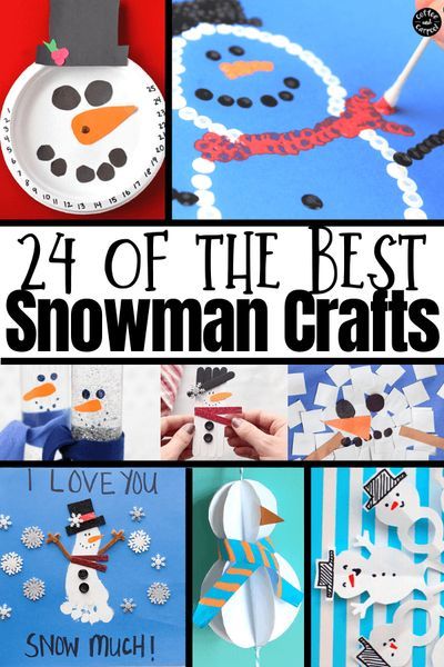 Looking for a winter themed art project or craft for your elementary aged kids? Beat the winter blues with these fun snowmen themed crafts! A great way to keep preschool and elementary aged kids busy when they are inside on cold winter days! The best snowman crafts perfect for winter activities when it's too cold to go outside and make actual snowmen #winteractivities #wintercrafts #snowmancrafts Snowmen Crafts For Kids, Classroom Holiday Party, Snowmen Crafts, Snowmen Activities, January Crafts, Winter Kindergarten, Winter Activities For Kids, Winter Preschool, Advent Calendars For Kids