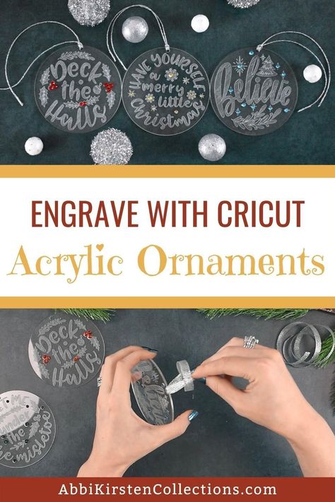 DIY Christmas Ornaments: Easy, Fun, and Festive Projects for All Ages Natal, Family Ornament Svg, Christmas Cricut Projects To Sell, Christmas Ornaments With Cricut, Disk Ornaments, Ornaments With Cricut, Cricut Acrylic, Christmas Ornaments Easy, Holiday Gifts For Friends