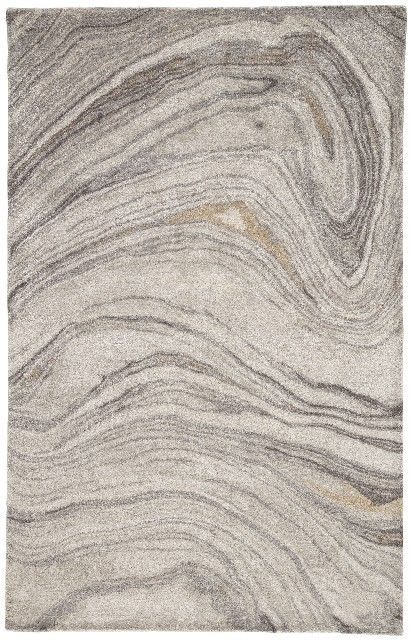 Jaipur Living Atha Handmade Abstract Gray/ Gold Area Rug (5'X8') - RUG137587 With a whimsical spirit and sophisticated flair, the Genesis collection features an assortment of hand-tufted rugs sure to liven any contemporary home. Chic gold and gray hues create an elegant marbled design on the Atha area rug. Lustrous viscose adds a striking sheen to the natural wool fibers for a final touch of glamour. RUG137587 Features: Hand-Made Quality: hand tufted by artisans in India for notable durability a Carpet Texture, Jaipur Rugs, Viscose Rug, Jaipur Living, Rug Texture, Diy Carpet, Gold Rug, Grey Carpet, Carpet Design