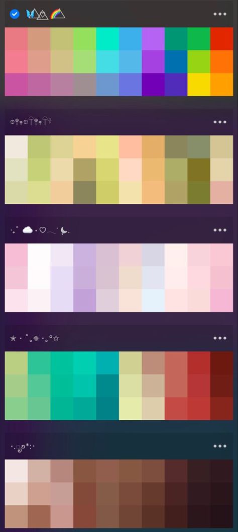 We have selected the very best Procreate color palettes from some of our most popular packs, so you can get the best results. Procreate Color Palettes, Mixing Paint Colors, Color Theory Art, Palette Challenge, Color Knowledge, Procreate Color Palette, Color Design Inspiration, Pixel Color, Hex Color Palette