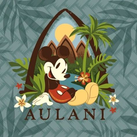 Aulani Jeff Granito, Disney Aulani Resort, Poster Price, Disney Hawaii, Deco Disney, Aulani Resort, Retro Disney, Aulani Disney Resort, Hawaii Trip