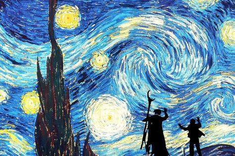 Starry night Moon Knight Moon Knight Painting, Moon Knight Poster, Moon Knight 2016, Starry Night Moon, Starry Night Wallpaper, Marvel Show, Golden Hour Photos, Ancient Egyptian Gods, Night Moon