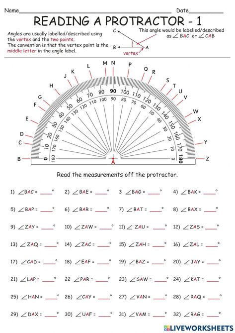 Angles Math Activity, Math Worksheets For Kids, Media Pembelajaran, Geometry Activities, Geometry Worksheets, Math Tutorials, Math Materials, Math Workbook, Math School