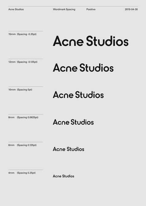 Logos, Acne Studios Packaging, Acne Studios Branding, Branding Theme, Acne Logo, Acne Brand, Brand Guidelines Template, Acne Studio, Online Logo Design