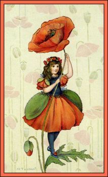 Margaret Tarrant - Poppy (40 pieces - mini Jigidi jigsaw puzzle)   1910 Margaret Tarrant/ CW Faulkner postcard.  This set of 6 Flower Fairies is Margaret Tarrant's earliest known work to appear on picture postcard. Remembrance Poppies, Margaret Tarrant, Poppy Fields, Bozeman Montana, Fairy Pictures, Fairy Artwork, Vintage Fairies, Picture Postcards, Clip Art Vintage