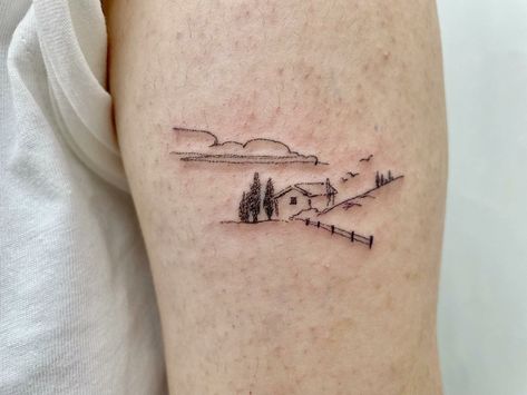 Farm Tattoo, Aesthetic Tattoo Ideas, Unique Tattoo Ideas, Food Tattoos, 20 Aesthetic, Bold Artwork, Cute Tiny Tattoos, Tattoo Aftercare, Dainty Tattoos