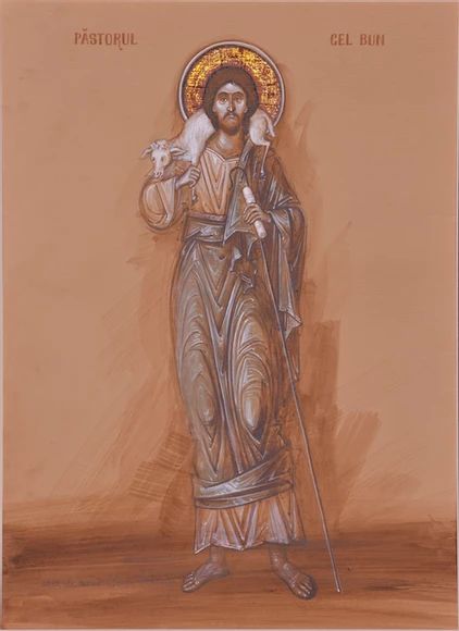 The Parable of the Lost Sheep (The Good Shepherd) | Parables Sheep Icon, Jesus Shepherd, Parable Of The Lost Sheep, Christ The Good Shepherd, Lost Sheep, The Lost Sheep, Good Shepherd, Byzantine Icons, The Good Shepherd