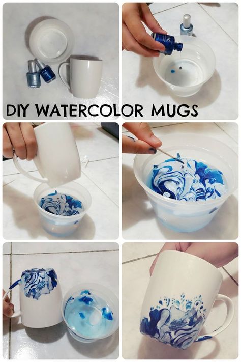 Backyard Crafts, Nail Polish Crafts, Easter Decorations Ideas, Mug Crafts, Alcohol Ink Crafts, Ink Crafts, Diy Crafts For Adults, Diy Mugs, Ideas For Easter Decorations