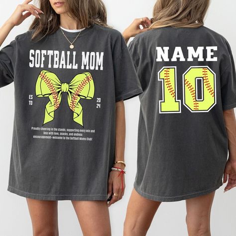 Softball Tournament, Softball Mom Shirt, Softball Bow, Softball Tournaments, Softball Mama, Dance Mom Shirts, Custom Softball, Softball Mom Shirts, Team Mom