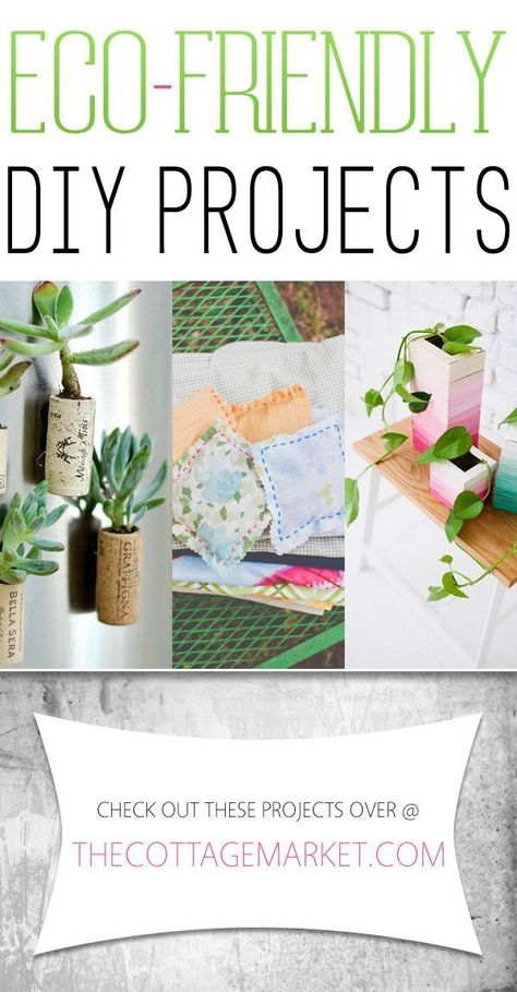 Eco-Friendly DIY Projects. Turn your home into a green space. Sustainable Diy, Eco Friendly Diy, Eco Friendly Building, Eco Friendly Shopping Bags, Cottage Market, Eco Friendly Baby, Eco Living, Reduce Reuse, Eco Friendly Living