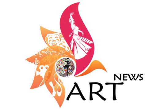 ART NEWS/ GEORGIAN DANCE LOGO by MX STUDIO Cultural Logo Ideas, Art Club Logo Ideas, Cultural Logo Design, Dance Logo Design Creative, Art Club Logo, Culture Logo Design, Art Logo Ideas, Events Logo Design, Vietnam Logo