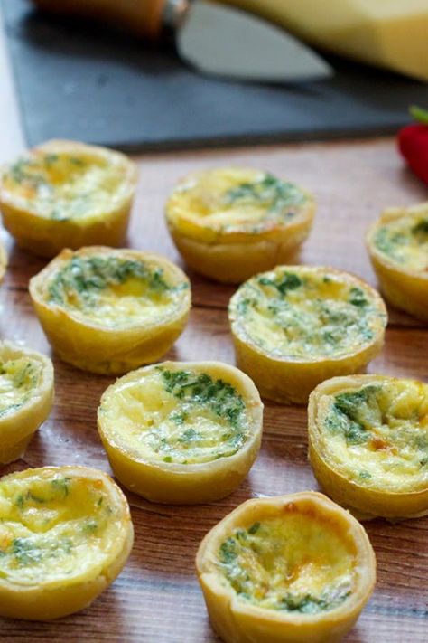 16 Fancy French Recipes You Can Make in Under an Hour via @PureWow Pain Au Chocolat, Quiche, Easy French Appetizers Simple, French Hors D’oeuvres, Breakfast Hors D’oeuvres, Fancy Appetizers For Party Hors D'oeuvres, Fancy Hors D’oeuvres, Cooking Class Recipes, French Food Party