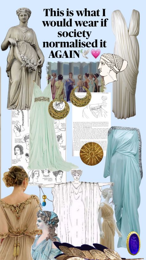 Greco Roman Ancient Rome Fashion, Ancient Greece Fashion, Ancient Rome Aesthetic, Rome Fashion, Greece Fashion, Greco Roman, Roman Fashion, Greek Fashion, Ancient Romans