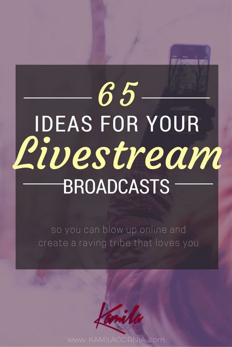 65 Ideas for your Livestream Broadcast Topics | Heart Behind Hustle Online Event, Facebook Live, Big News, Facebook Ad, Run Out, Facebook Marketing, Instagram Live, Live Events, Live Broadcast