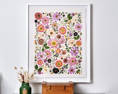 Flower Press Art, Pressed Flower Crafts, Flower Press, Picking Flowers, Bouquet Preservation, Colossal Art, Pressed Flower Art, Makes You Beautiful, Vibrant Flower