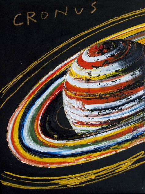 Erik Olson - Saturn (2011) Planet Painting, Space Painting, Planets Art, Tempera, Space Art, Solar System, Art Sketchbook, Oil Paintings, Diy Painting