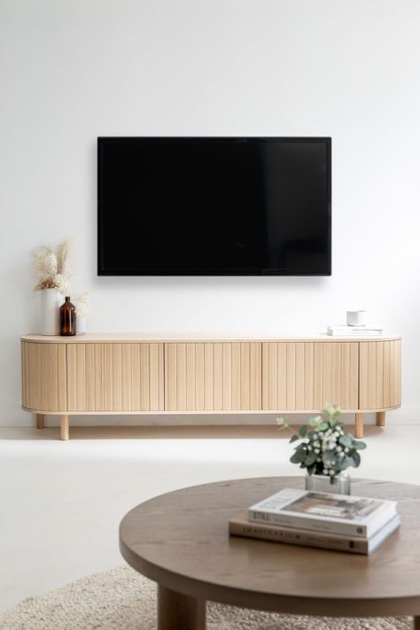 Basque Credenza — Timberwolf Design Japandi Living Room Design, Japandi Living Room, Japandi Living, Living Room Console, Japanese Interior Design, Ikea Home, Living Room Sofa Design, House Furniture Design, Chic Living Room