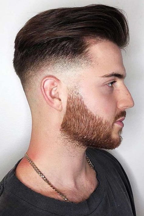 What Is A Fade Haircut: Types, Styles And Examples (2019 Guide) ★ Disconnected Haircut, Men Hairstyle Ideas, Mid Fade Haircut, Fade Haircut Styles, Side Part Haircut, High Fade Haircut, Mens Hairstyles Fade, Best Haircuts For Men, Low Fade Haircut