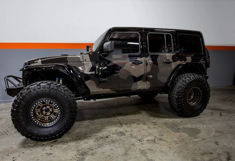 Jeep Wrangler Wrap, Jeep Wraps, Jeep Unlimited, Jeep Jt, Jeep Jl, Vehicle Wraps, Cool Jeeps, Jeep Rubicon, Jeep Wrangler Jl