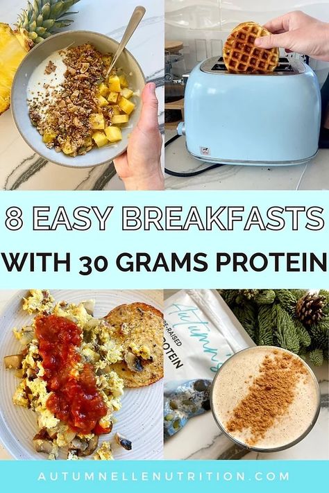 Autumn Bates Intermittent Fasting, 30 Grams Of Protein Breakfast, 100 Grams Of Protein, Blueberry Cottage Cheese, Autumn Bates, 2024 Diet, Easy High Protein Breakfast, Cottage Cheese Bowl, High Protein Breakfast Ideas