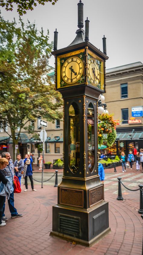 Gastown Steam Clock - Vancouver BC Canada Gastown Vancouver, Newfoundland Canada, Canada Eh, Vancouver Bc Canada, O Canada, Western Canada, Victoria Bc, True North, St Johns