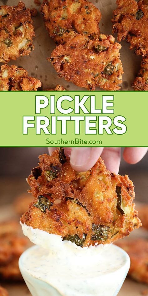 Pickle Fritters, Pickle Bites, Easy Marry Me Chicken, Chicken Recipe Easy, Marry Me Chicken Recipe, Marry Me Chicken, Appetizers Easy Finger Food, Best Appetizer Recipes, Dill Pickles