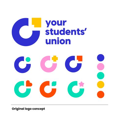 Your Students' Union - Augarde Design │ Bristol Freelance Graphic Designer Core Logo Design, Modern Brand Identity, Union Logo, Student Government, Feedback For Students, Graphic Design Blog, University Logo, Brand Campaign, Corporate Branding