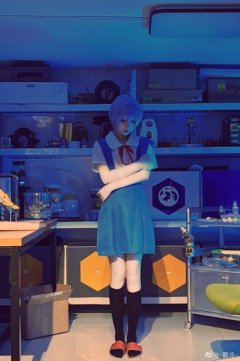 Rei Ayanami Cosplay, Rei Cosplay, Evangelion Cosplay, Cosplay Cute, Anime Decor, Rei Ayanami, Cosplay Makeup, Art Base, Cosplay Ideas