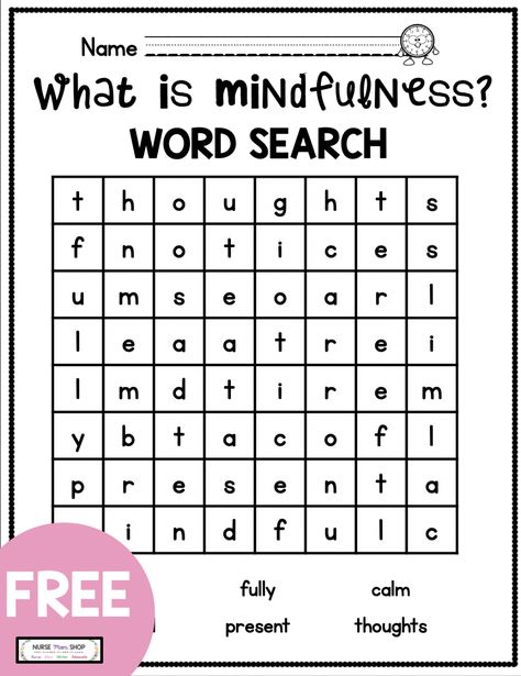 What Is Mindfulness Worksheet, Free Mindfulness Printables, Mindful Worksheets, Mindfulness Printables, Mindfulness Worksheets, Matter For Kids, Mindfulness Activities For Kids, Tools For Kids, What Is Mindfulness